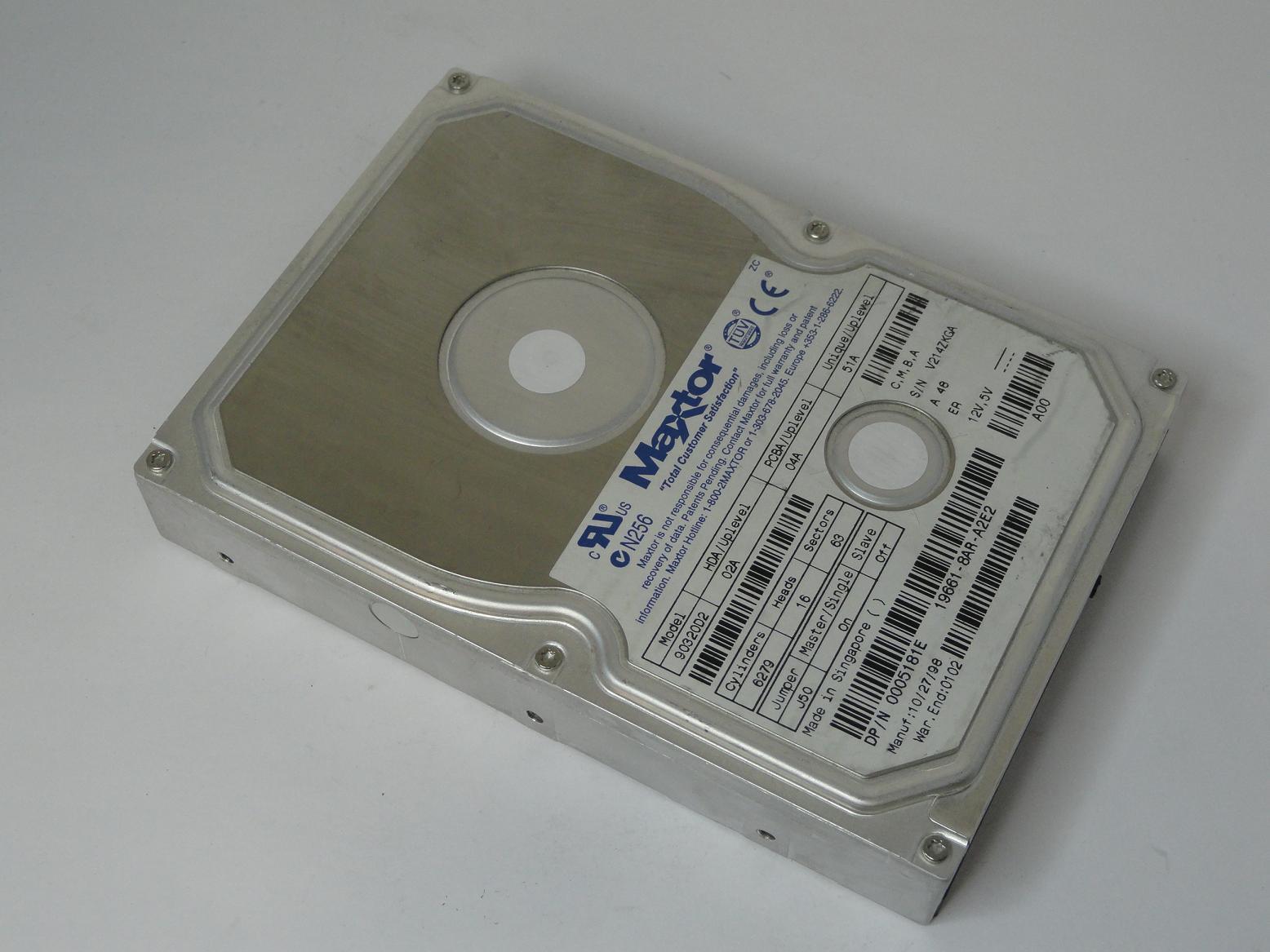 90320D2 - Dell/Maxtor 3.2GB IDE 5400rpm 3.5" HDD - Refurbished