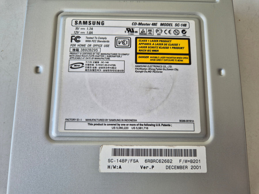 Samsung SC-148 Beige Bezel IDE CD-Master 48E CD-ROM Drive ( SC-148P/FSA ) USED