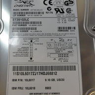 Seagate IBM 9.1GB SCSI 80 Pin 10Krpm 3.5in HDD in Caddy ( ST39102LC 9J8006-035 10L6018 01K6932 10L6017 ) USED