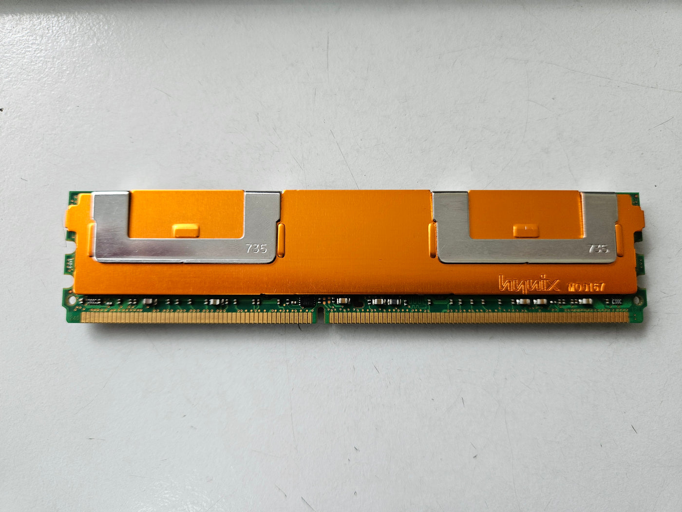 Hynix HP 2GB PC2-5300 DDR2-667 ECC CL5 240-Pin DIMM ( HYMP525F72BP4N2-Y5 398707-051 ) REF