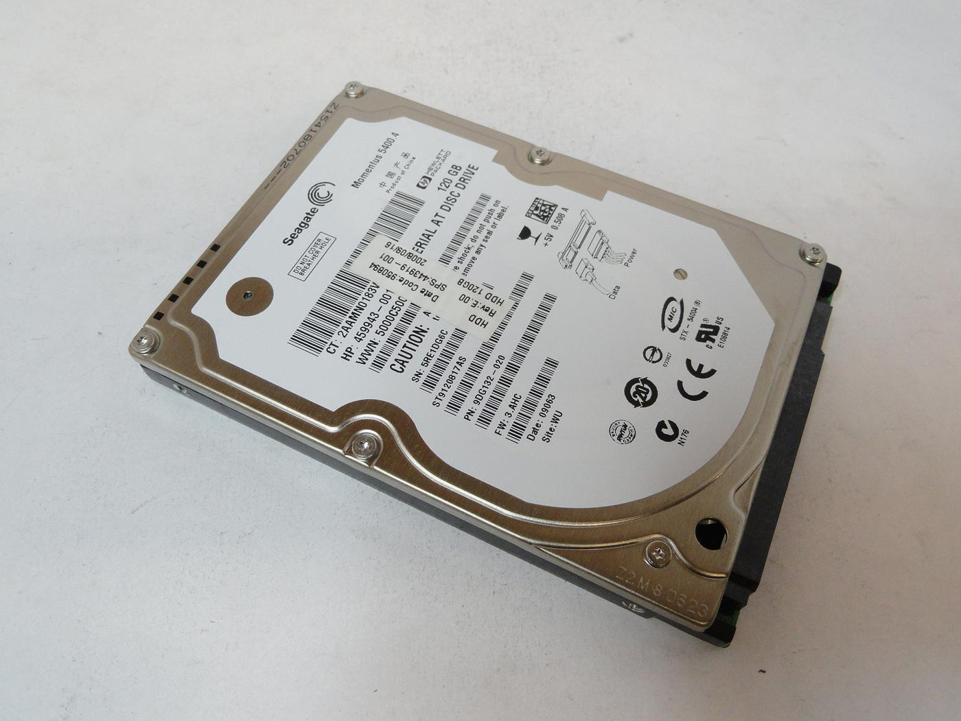 9DG132-020 - Seagate HP 120GB SATA 5400rpm 2.5in HDD - Refurbished