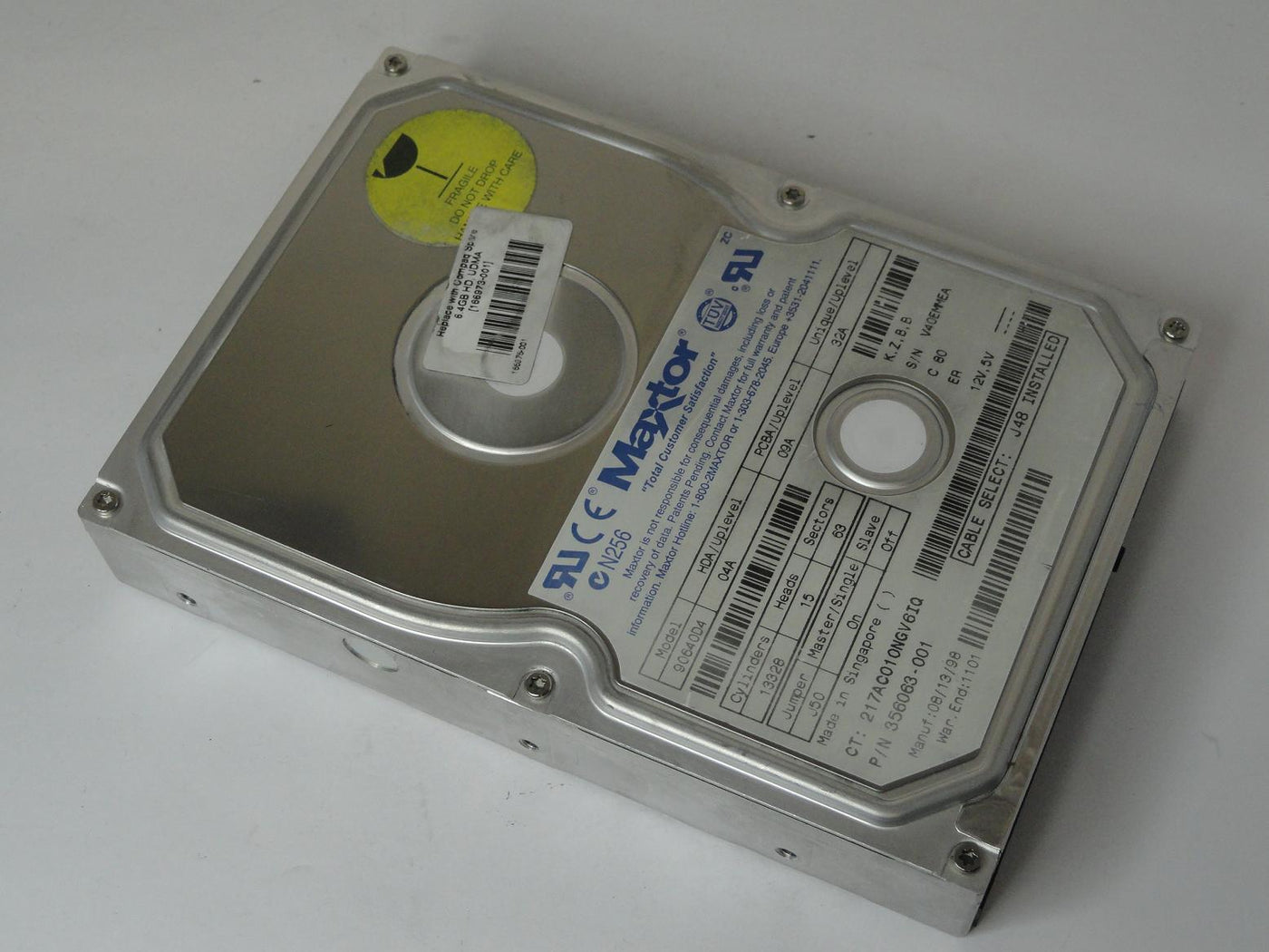 PR12394_90640D4_Maxtor Compaq 6.4Gb IDE  5400rpm 3.5in HDD - Image3