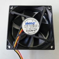 Akasa 12V 1.4W Ball Bearing 80mm DC Fan ( DFC802512M ) USED