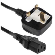 2-PACK Dell 3-Pin Plug UK IEC Kettle Power Cord ( 016583 ) NEW