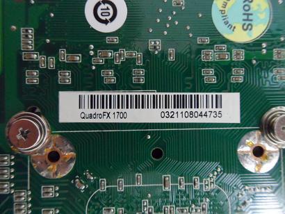 Sun/NVIDIA Quadro FX1700 PCI-e Graphics  Card