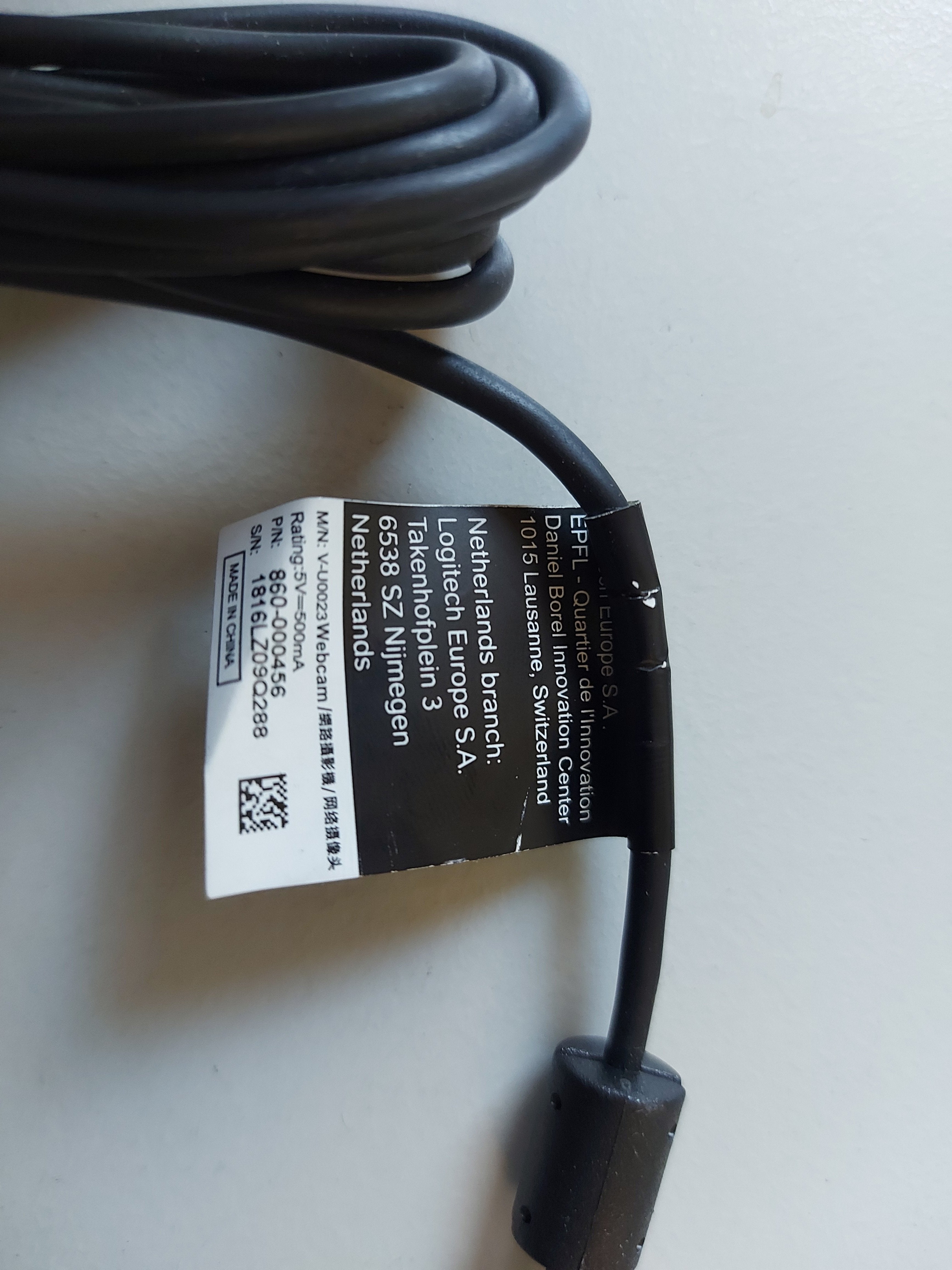 Logitech V-U0023 C525 HD 720p USB Webcam Model 860-000456