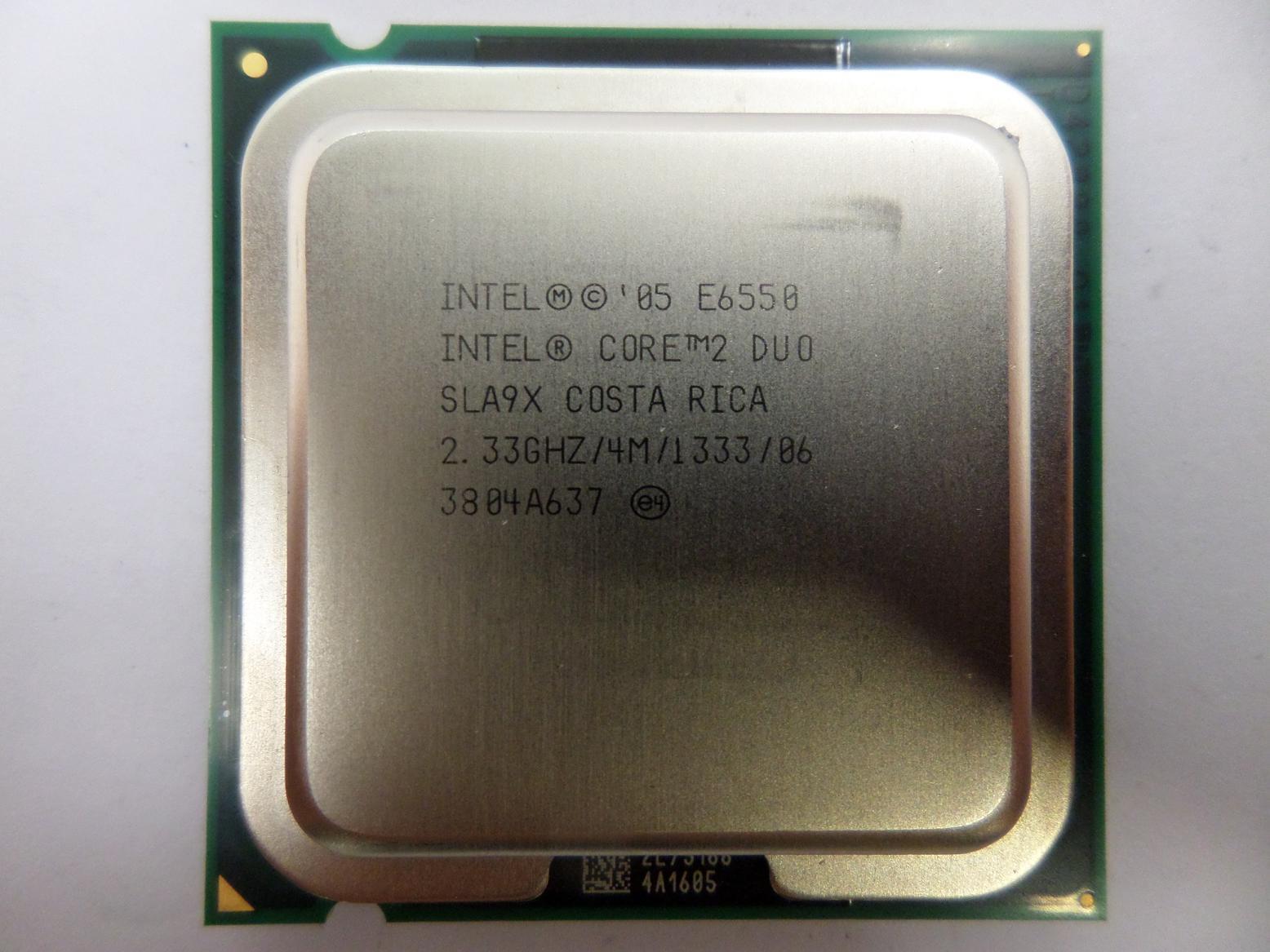 Intel Core 2 Duo E6550 2.33GHz Socket 775 4MB 1333MHz CPU ( SLA9X ) REF