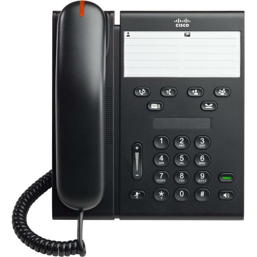 Cisco Unified 6911 IP Phone - Cable - Desktop, Wall Mountable ( CP-6911-C-K9 ) NEW