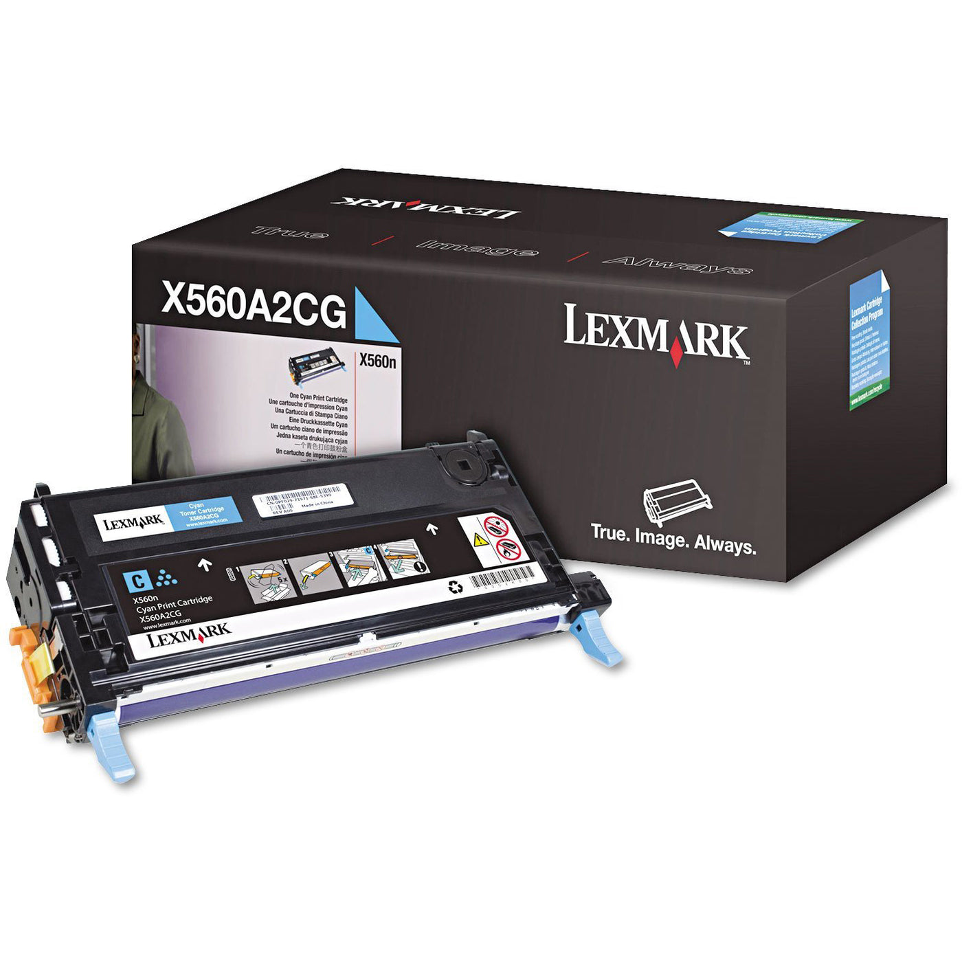 Lexmark Laser Toner Cartridge Cyan ( X560A2CG ) NEW OLD STOCK FINAL SALE