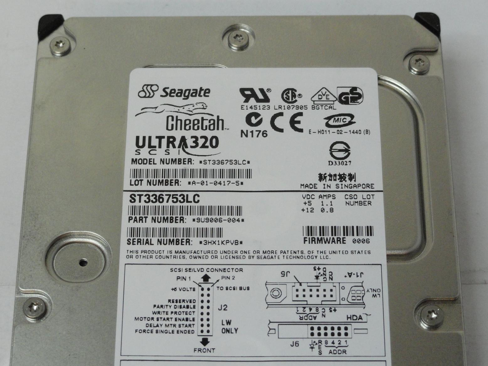 PR04261_9U9006-004_Seagate 36GB SCSI 80 Pin 15Krpm 3.5in HDD - Image5