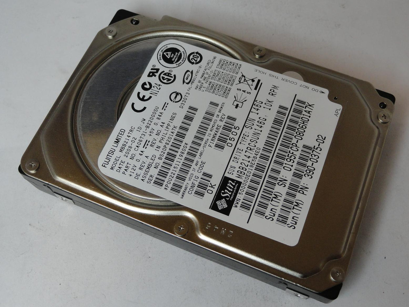 CA06731-B22000SU - Fujitsu Sun 146GB SAS 10Krpm 2.5in HDD - Refurbished