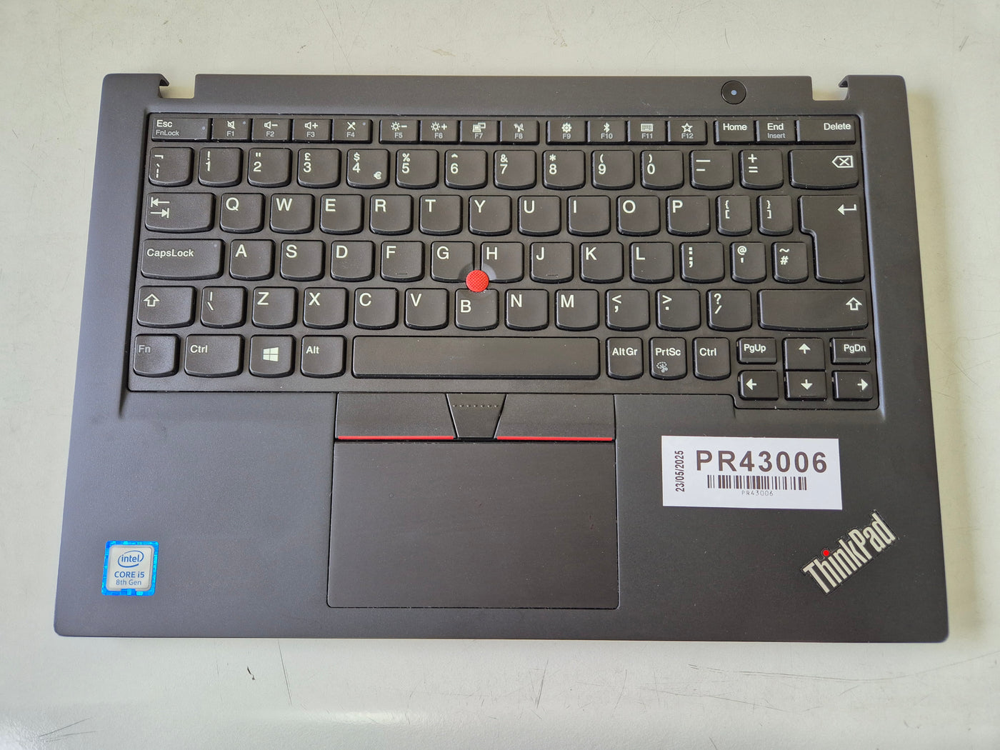 Lenovo ThinkPad X280 UK QWERTY Keyboard/Touchpad ( AM16P000600 SM10N01512 ) USED