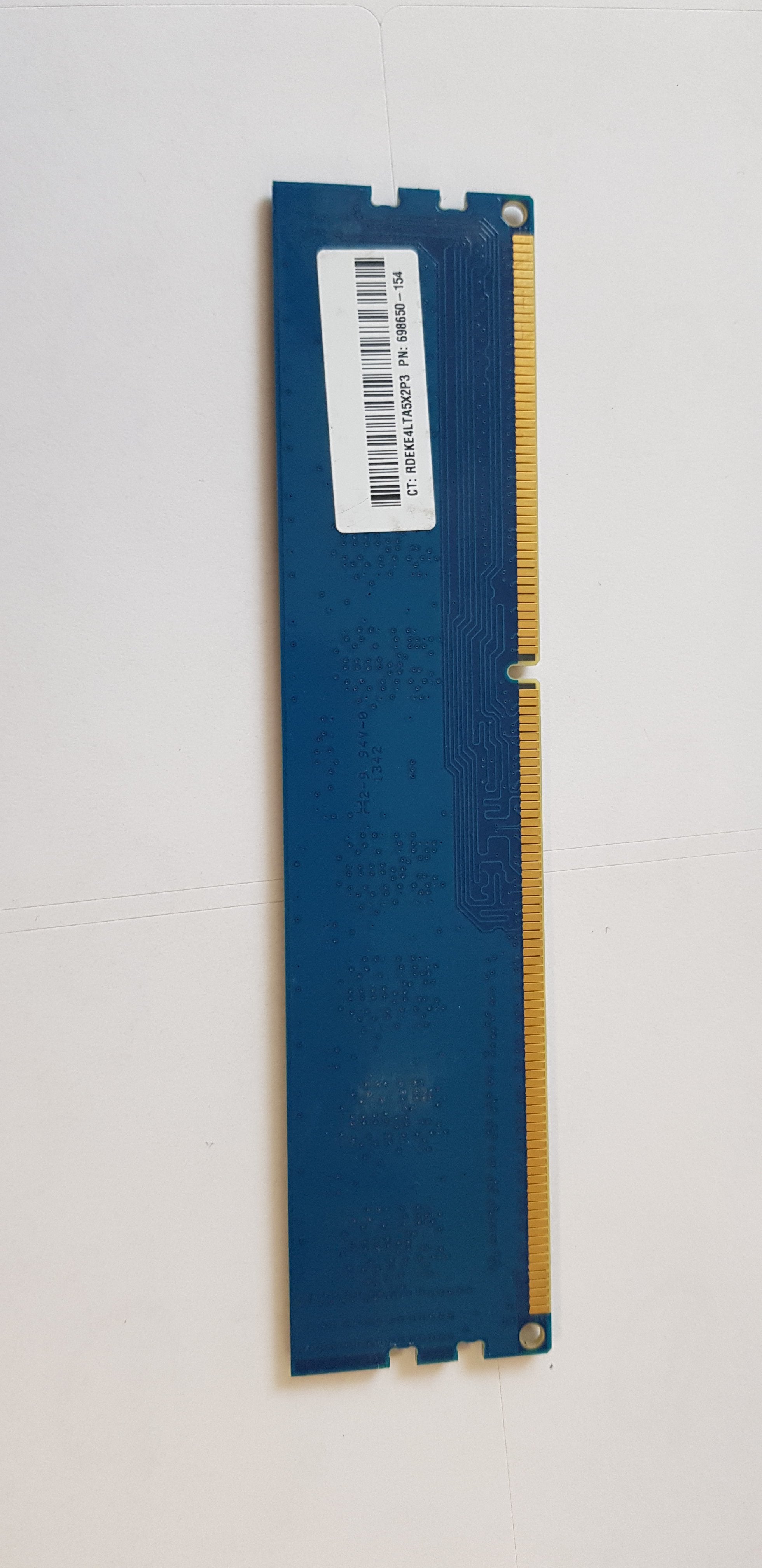 Kingston 4GB DDR3 PC3-12800 1600Mhz 1Rx8 CL11 (HP698650-154-KEB 9995402-122.A00G)