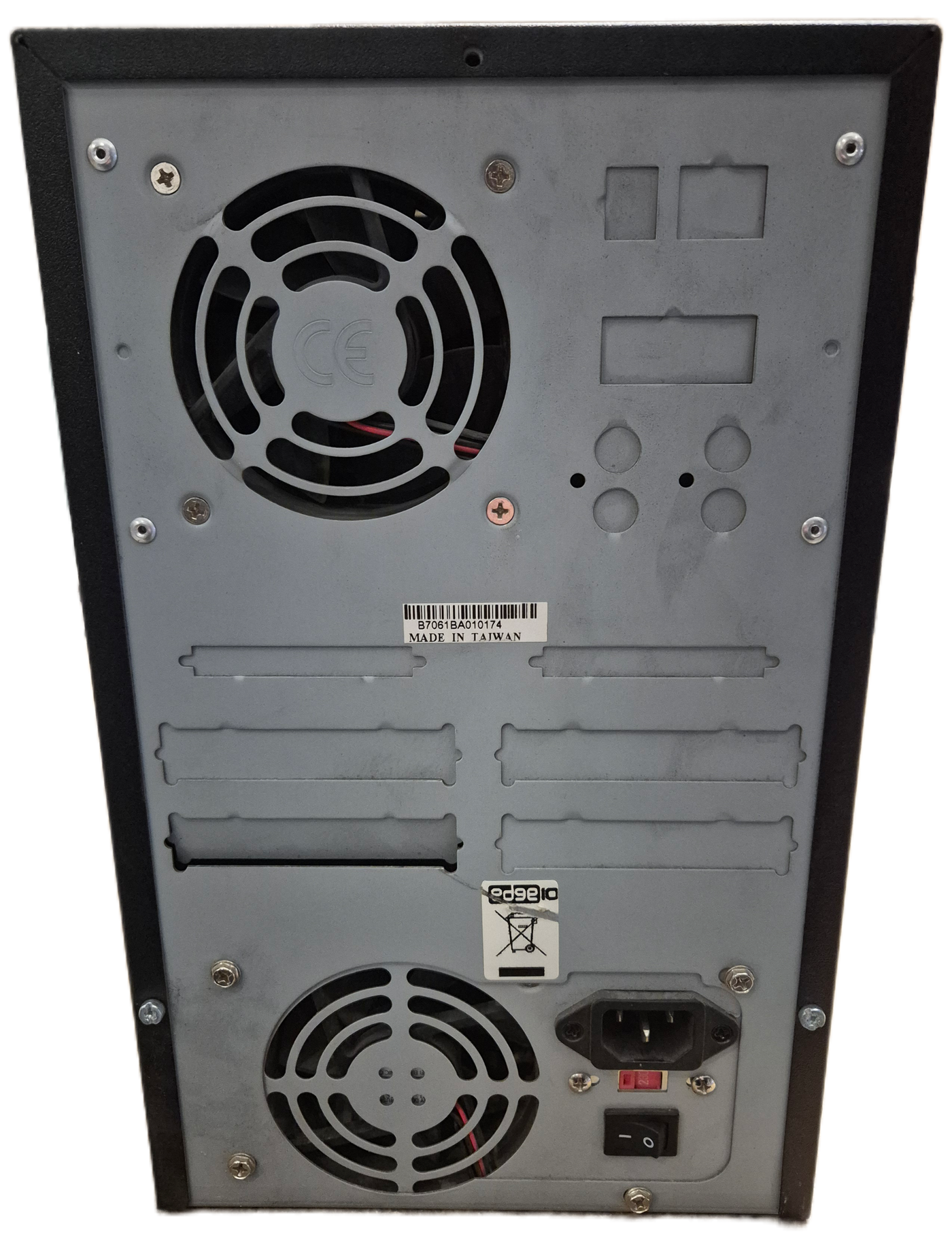 IO 1-4 160GB HDD CD/DVD Duplicator - Missing lower plastics does not affect operation USED