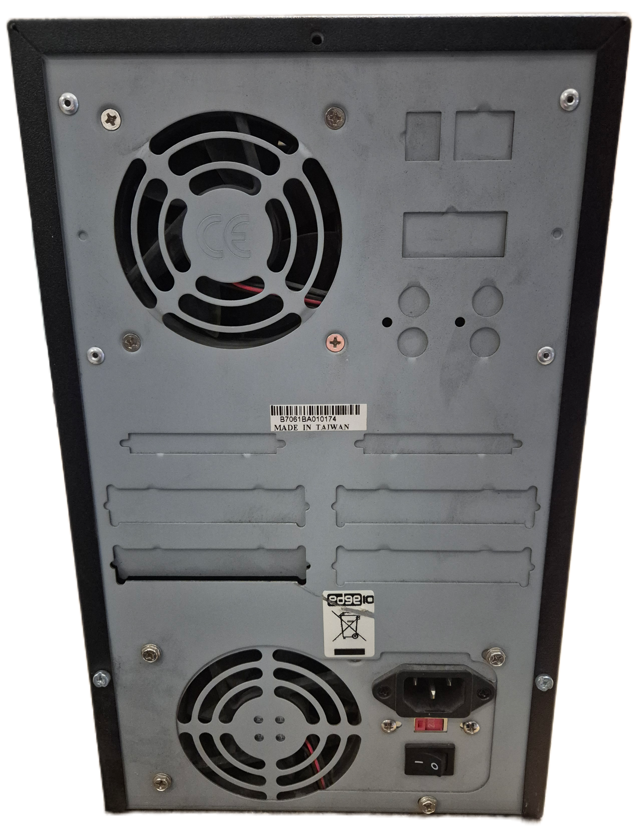IO 1-4 160GB HDD CD/DVD Duplicator - Missing lower plastics does not affect operation USED