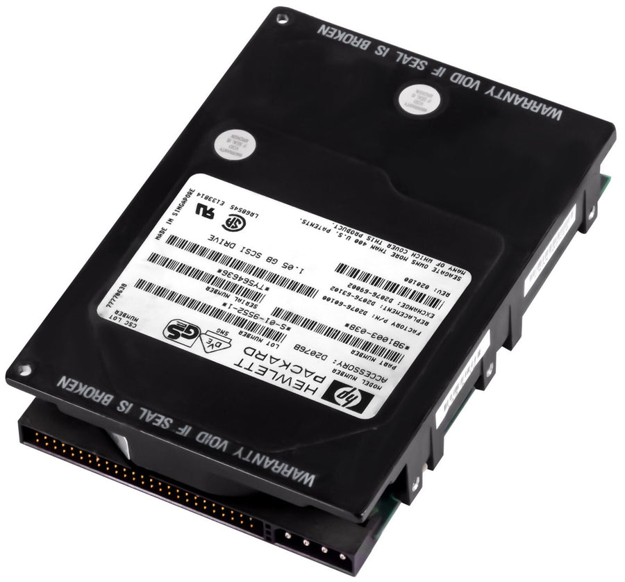 HP Seagate 1.05GB Fast SCSI 50Pin 5400RPM 3.5" HDD ( 9B1003-039 D2076-60100 D2076-63102 D2076-69002 D2076B ) REF