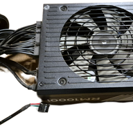 Corsair RM1000i 1000W Fully Modular PSU + Cables ( CP-9020084 75-010837 RPS0010 ) USED