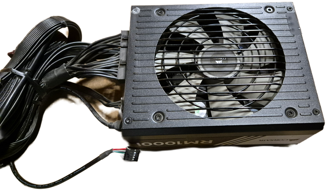 Corsair RM1000i 1000W Fully Modular PSU + Cables ( CP-9020084 75-010837 RPS0010 ) USED