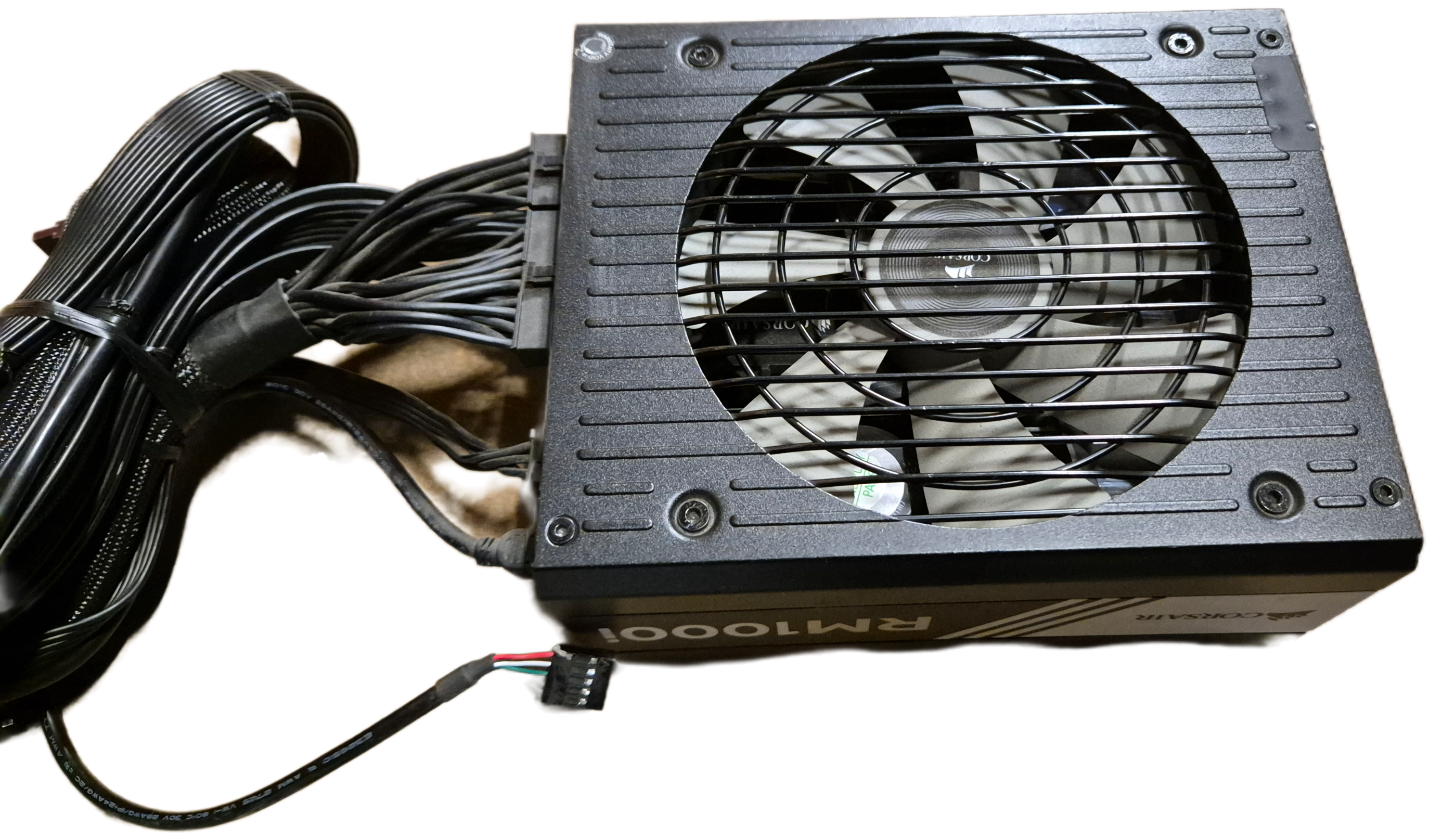 Corsair RM1000i 1000W Fully Modular PSU + Cables ( CP-9020084 75-010837 RPS0010 ) USED