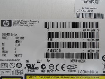 PR10721_391649-MD4_HP Slimline IDE DVD-ROM drive option kit - Image2