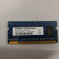 SanMax 1GB CL5 2Rx16 PC2-6400 DDR-800 SODIMM Memory Module SMD-N1G46NG-8E