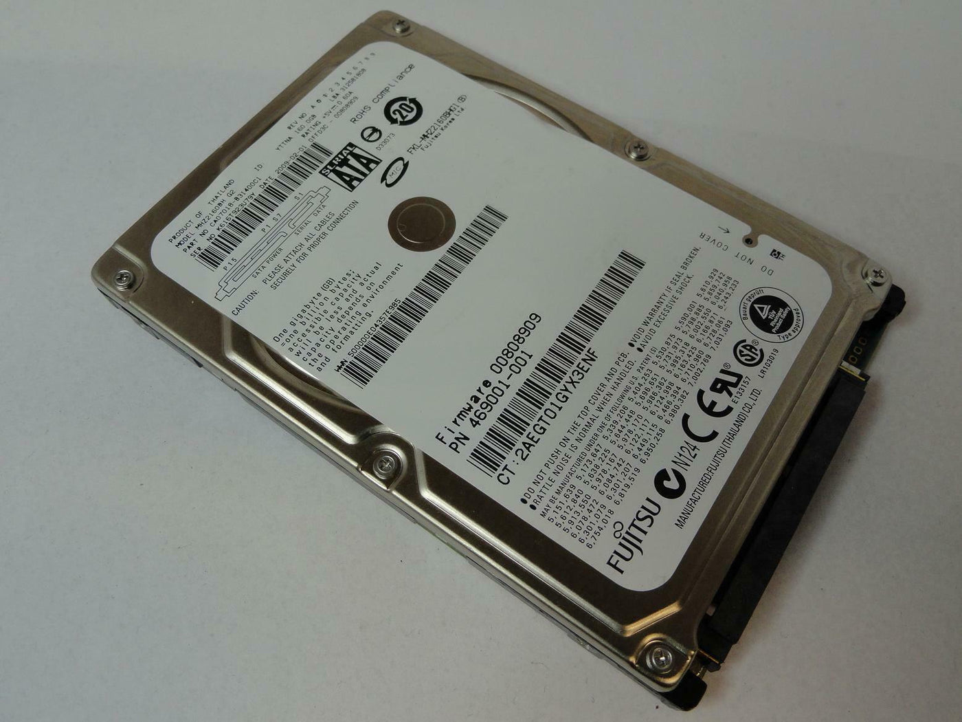 Fujitsu HP 160GB SATA 5400rpm 2.5in HDD ( CA07018-B31400C1 MHZ2160BH 469001-001 ) REF 