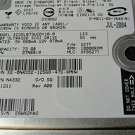 07N8818 - Hitachi Dell 73GB SCSI 80 Pin 10Krpm 3.5in Ultrastar HDD in Caddy - Refurbished