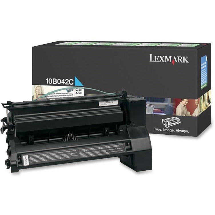 Lexmark Cyan High Yield Print Cartridge ( 10B042C ) NOB FINAL SALE