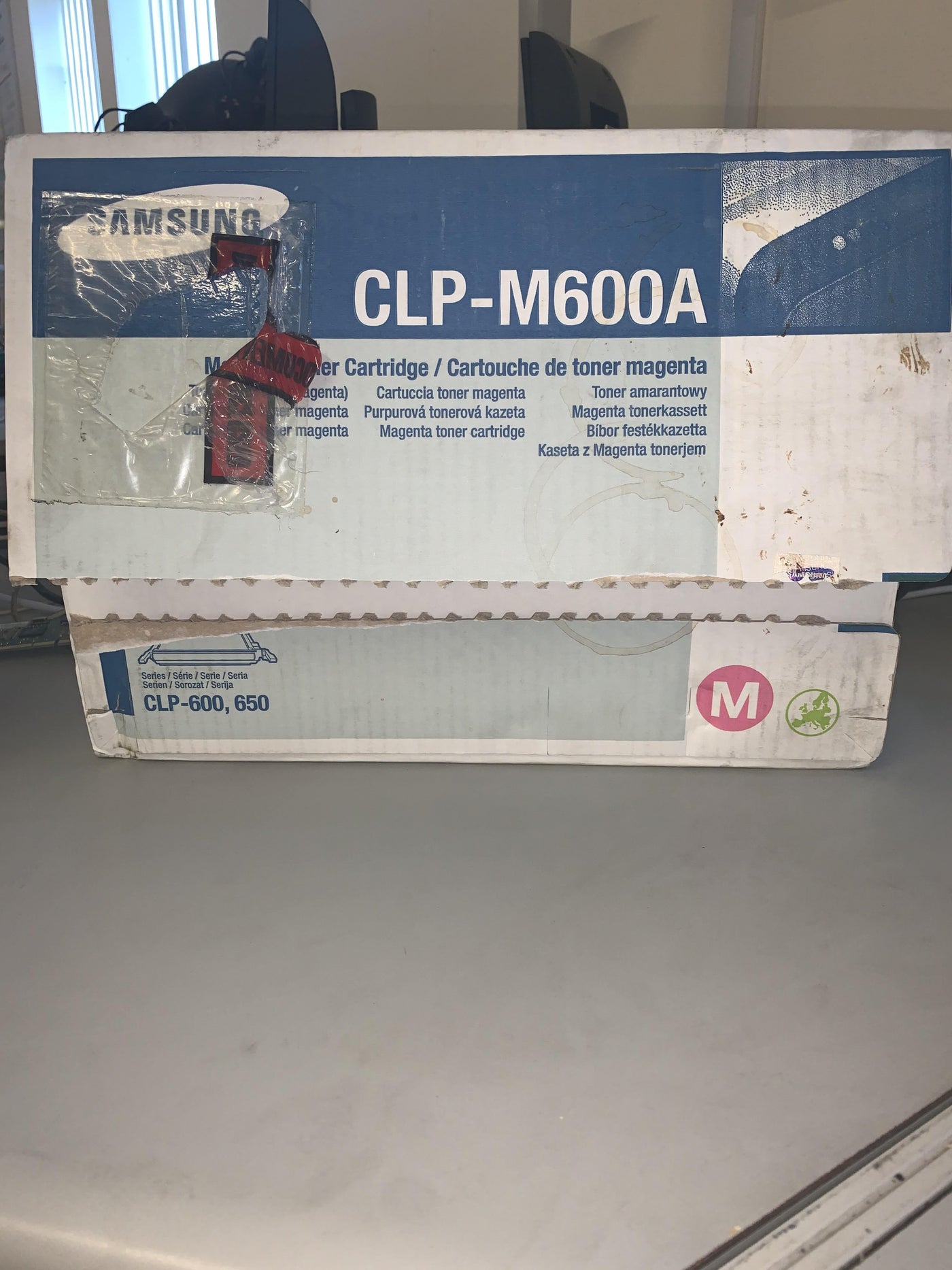 Samsung Magenta Toner Cartridge ( CLP-M600A ) NOB FINAL SALE