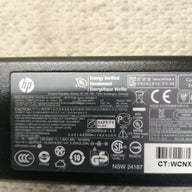 HP AC POWER ADAPTER PPP009L-E IN 240V 1.6A OUT 19.5V 3.33A ( 677774-001 USED )