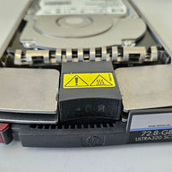 HP Dell 72.8GB SCA80 3.5" HDD in Caddy ( 306645-003 BF072863BA 271837-014 3R-A4145-AA ) USED