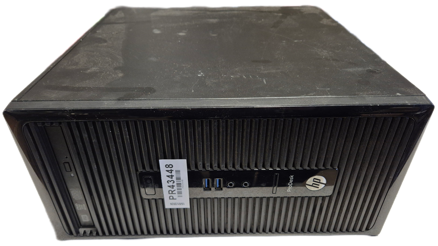 HP ProDesk 400 G2 MT 250GB SSD DVD 12GB RAM i5-4590s 3GHz Win10 ( J4B19EA#ABU ) USED