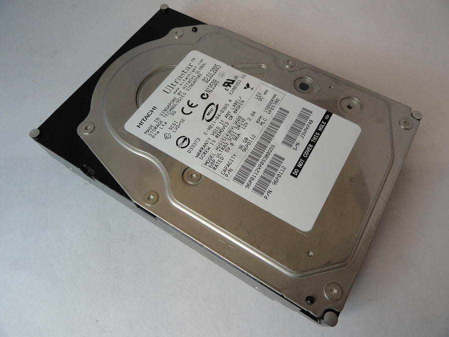 96P0112 - Hitachi 36GB SCSI 68 Pin 15Krpm 3.5in Ultrastar HDD - Refurbished