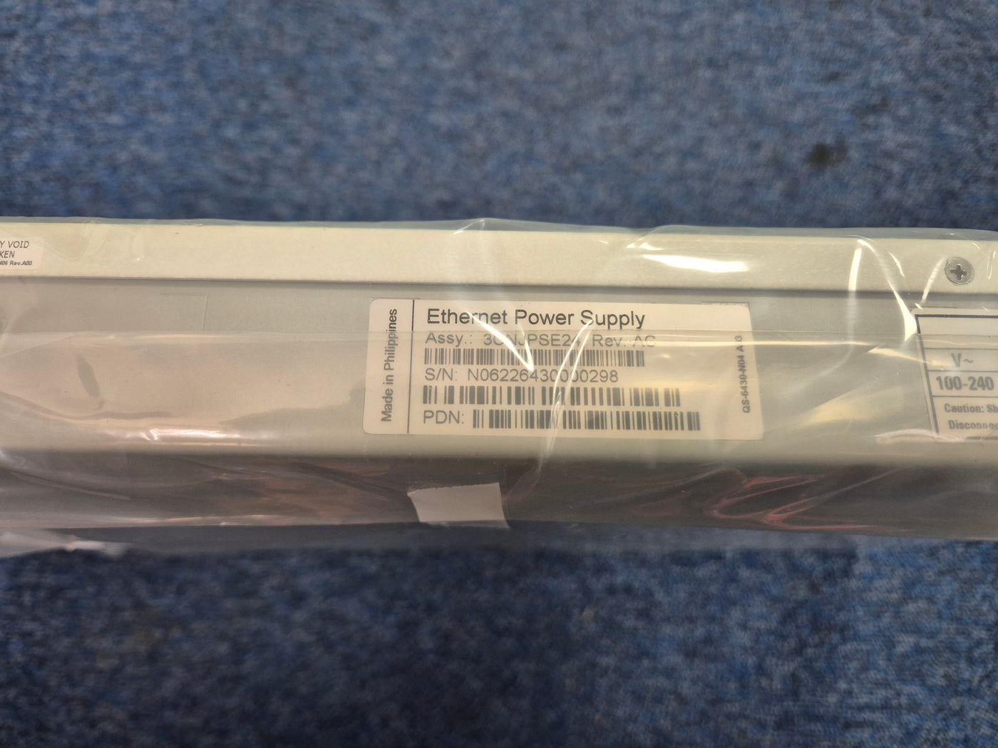 3Com PoE Multiport Midspan Solutions Ethernet Power Supply ( 3CNJPSE24 ) NOB