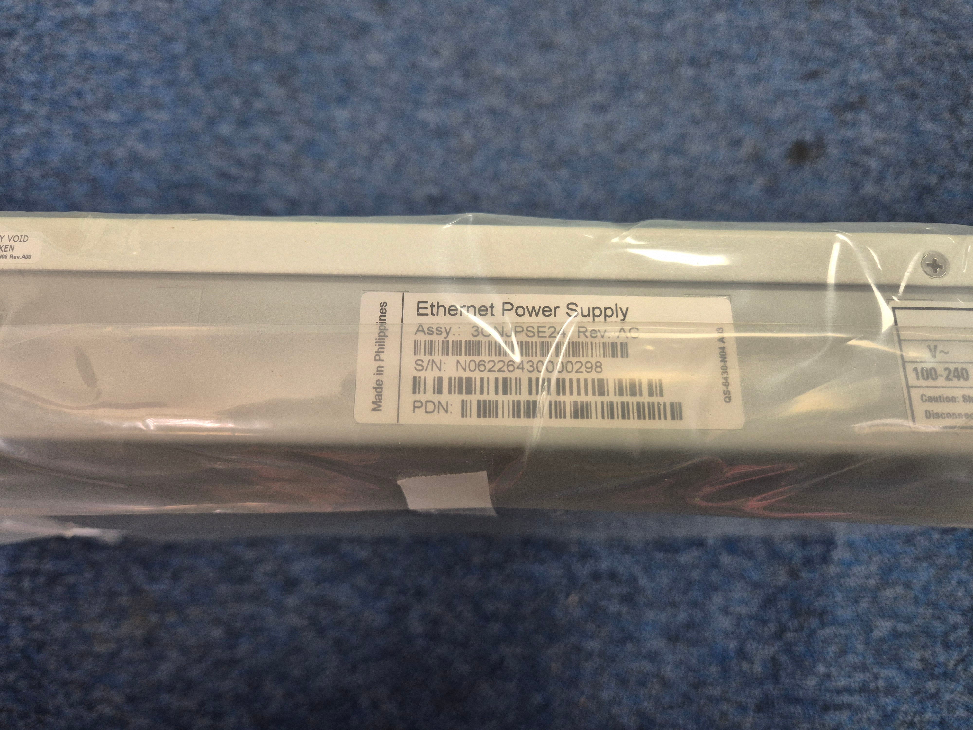 3Com PoE Multiport Midspan Solutions Ethernet Power Supply ( 3CNJPSE24 ) NOB