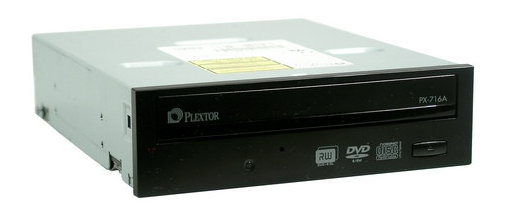 Plextor IDE 40-Pin DVD/CD-RW ROM Black Bezel Drive ( PX-716A ) USED
