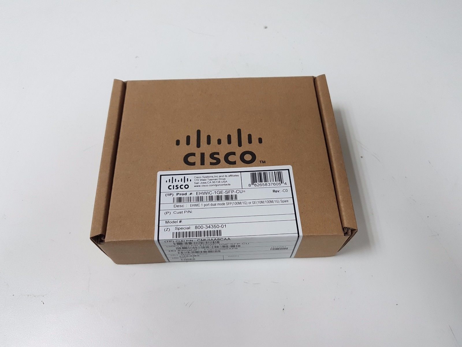 CISCO Gigabit Ethernet High-Speed WAN Interface Card (EHWIC 1GE SFP CU NEW)