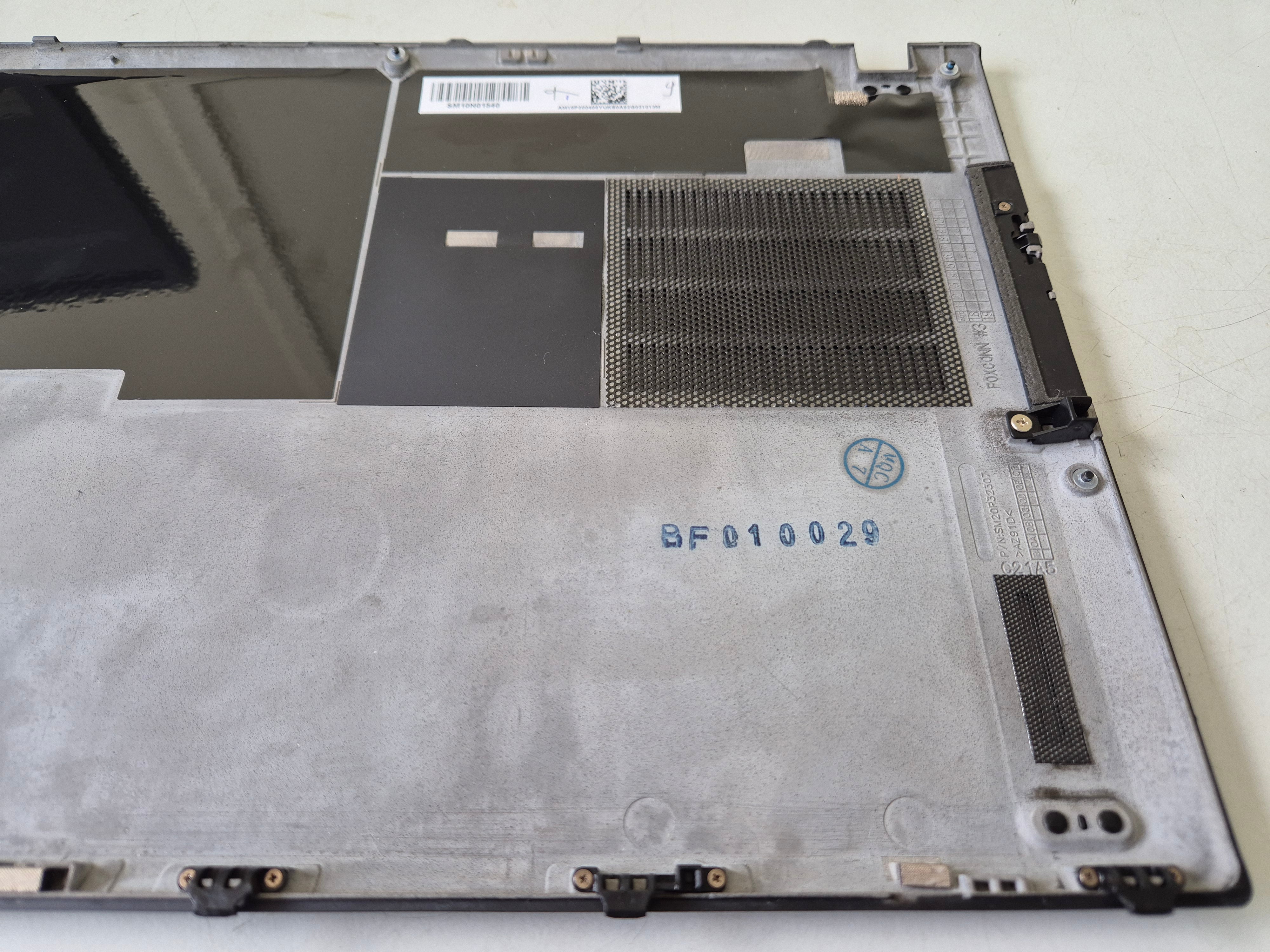 Lenovo ThinkPad X280 plastic base chassis ( AM16P000400	SM10N01540 ) USED