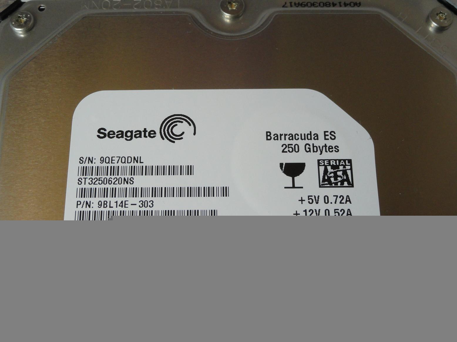 PR22299_9BL14E-303_Seagate 250GB SATA 7200rpm 3.5in HDD - Image3