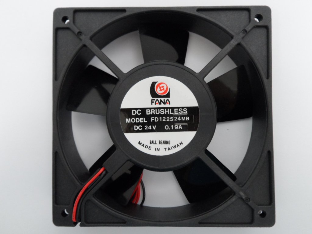 FANA FD1225 DC 24V 0.19A Ball Bearing Brushless Cooling Fan ( FD122524MB ) NOB