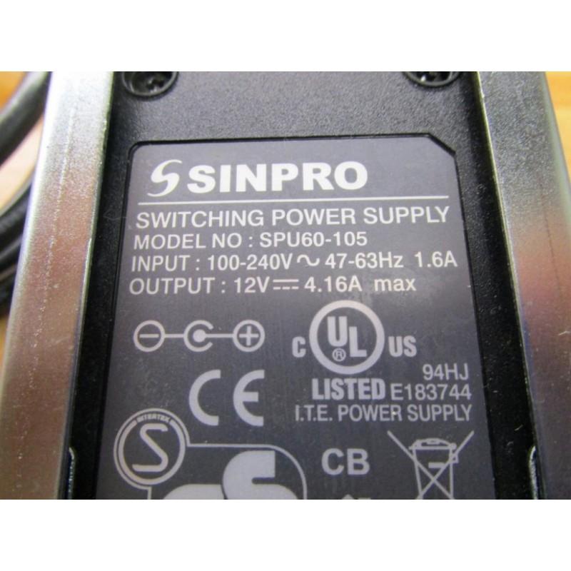 SINPRO Switching Power Supply 12V (SPU60 105 USED)