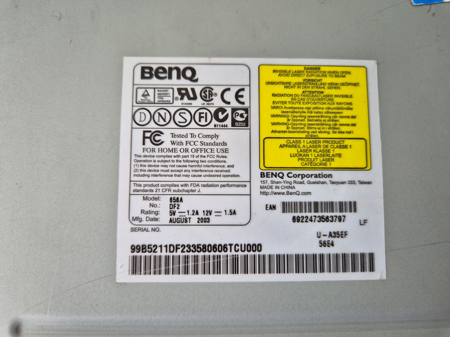 BenQ 656A 56x IDE 5.25" Beige Internal CD-ROM Drive ( 656A DF2 ) USED