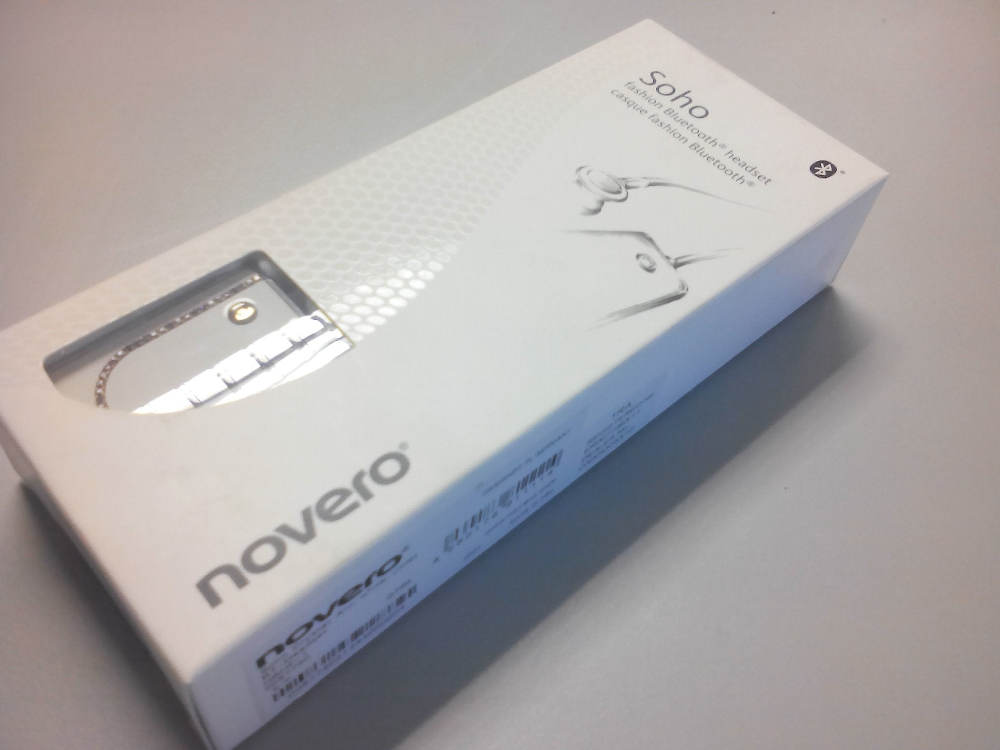 Novero Soho Crystal Arc Bluetooth Headset - White / Violet - PC User | PC Parts And Spares | FREE UK DELIVERY