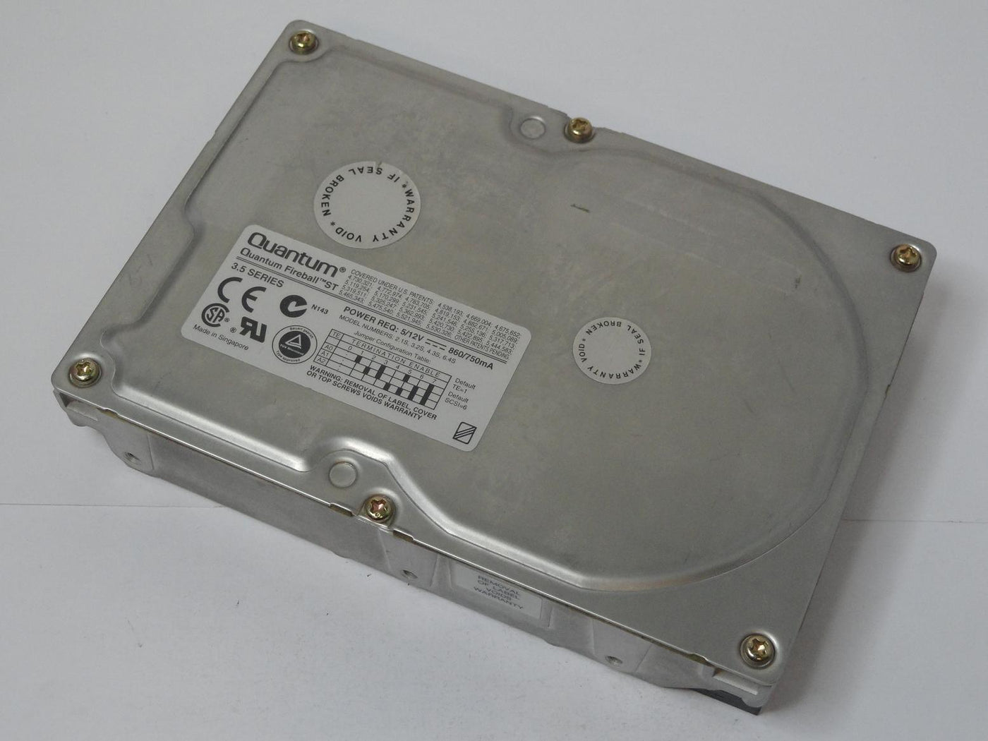 ST21S013 - Quantum 2.1Gb SCSI 50 Pin 5400rpm 3.5in HDD - Refurbished