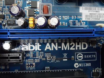 ABIT NVIDIA GeForce Socket AM2 Motherboard ( AN-M2HD AN-M2HD    ABIT )