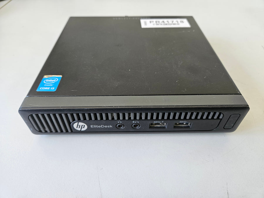 HP EliteDesk 800 G1 DM 120GB SSD 4GB RAM i3-4160T 3.1GHz Win11 Pro Mini Desktop ( TPC-F063-DM L9W49ET#ABU ) USED