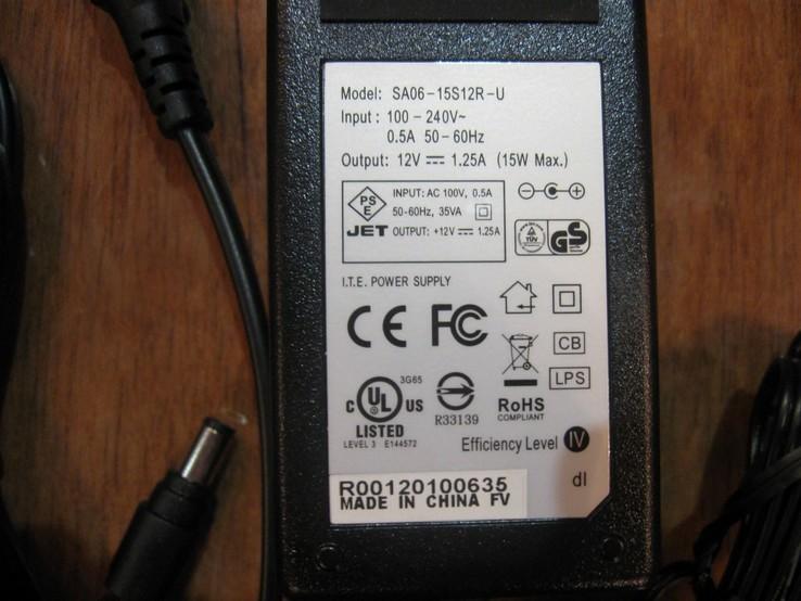 JET AC Adaptor (SA06-15S12R USED)