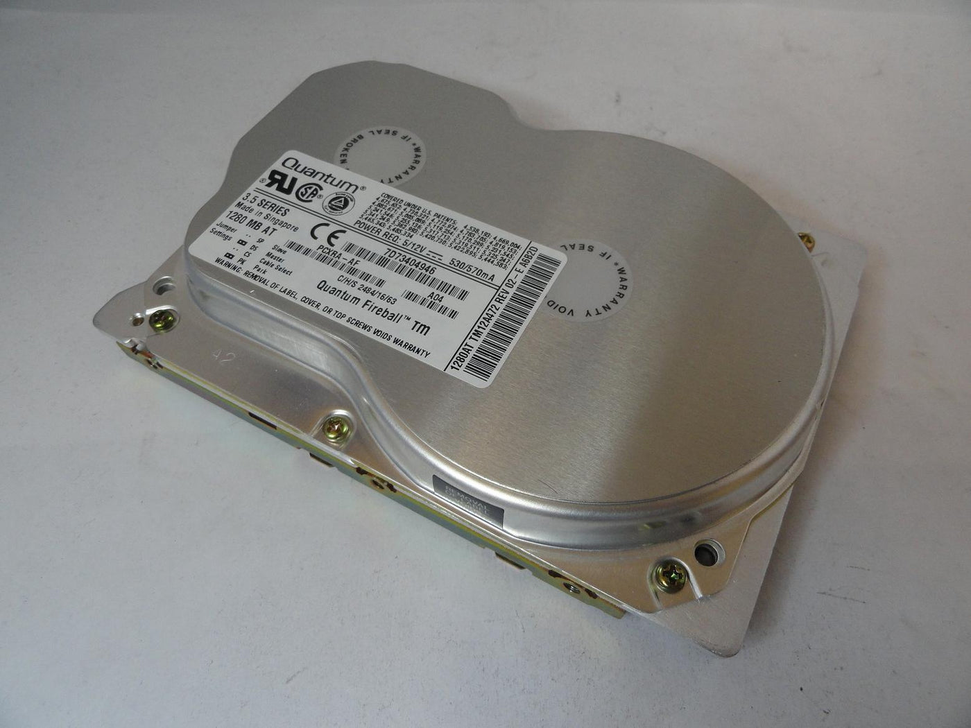 TM12A014 - Quantum/Compaq 1.2GB IDE 5400rpm 3.5in HDD - Refurbished