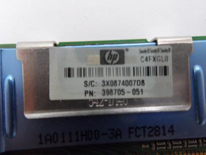 HP Micron 512MB PC2-5300 DDR2-667MHz 240-Pin DIMM ( MT9HTF6472FY-667F1D4 398705-051 ) REF