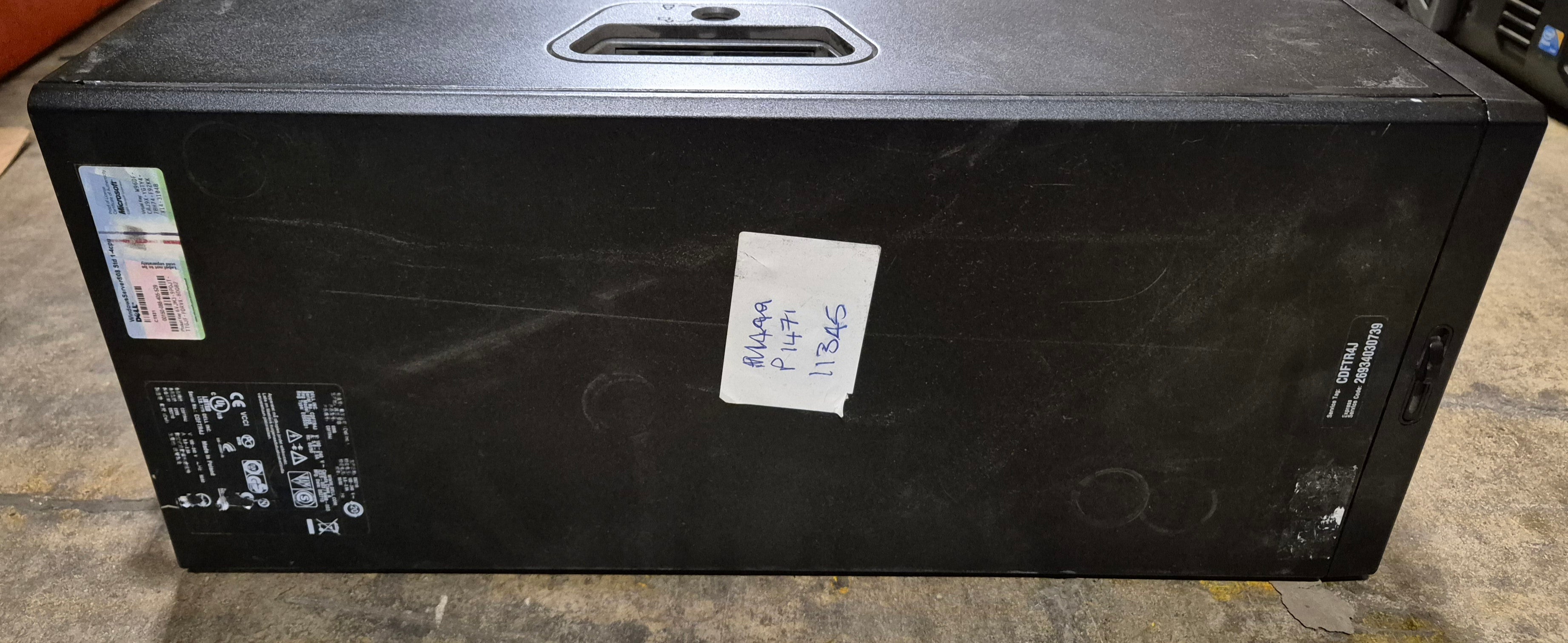 Dell PowerEdge T310 8GB RAM Xeon X3450 2.67GHz NO OS NO HDD Dual PSU WinSVR 2008 COA x2 Caddies ( E09S ) USED